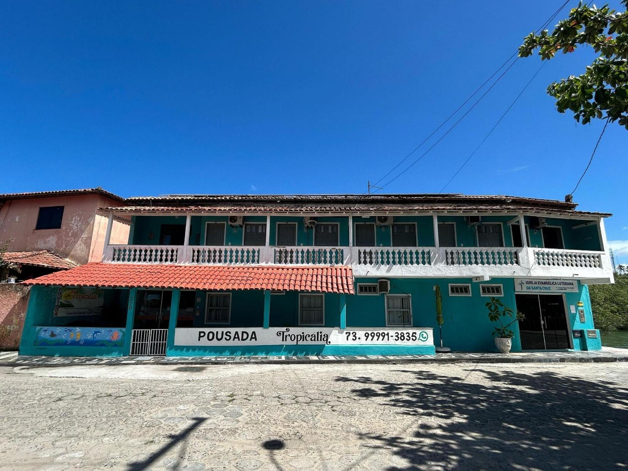 Pousada Tropicalia Tranquilidade A Beira Mar Santa Cruz Cabrália Exterior foto